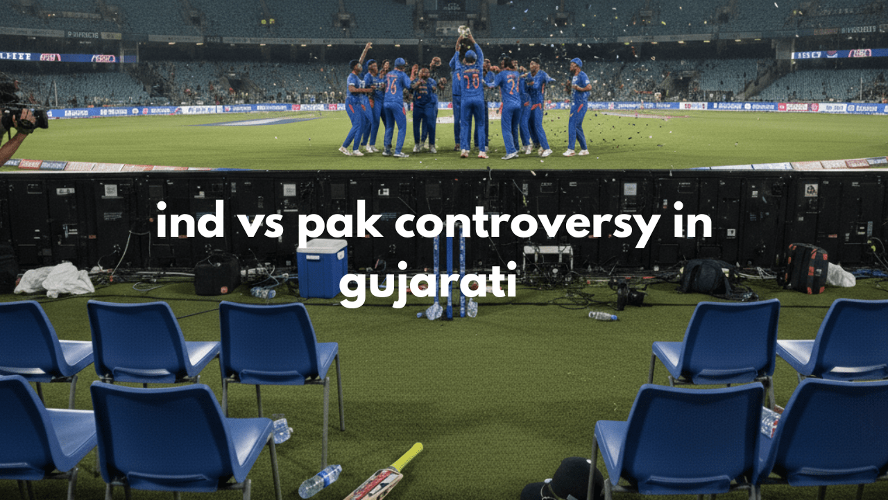 ind vs pak controversy in gujarati news