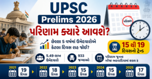 upsc prelim results 2026 in gujarati